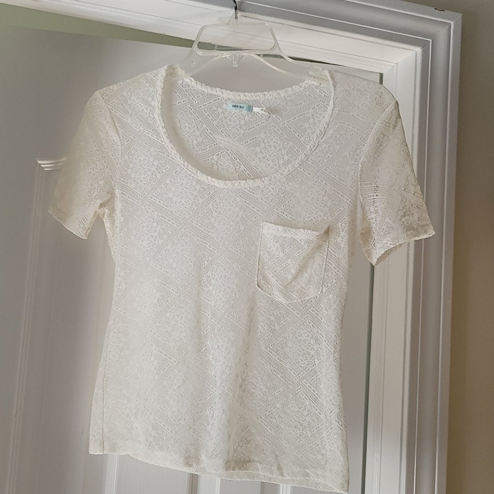 UO Kimchi Blue Lace T-shirt